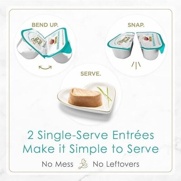 Purina Fancy Feast Gourmet Pate Wet Cat Food, Petites Ocean Whitefish & Tuna 24 - Picture 4 of 6